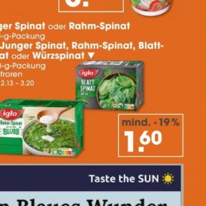 Spinat bei V-Markt