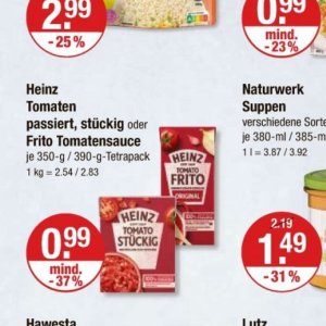 Tomatensauce bei V-Markt