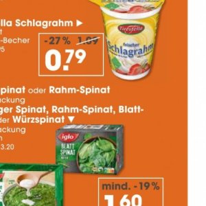 Spinat bei V-Markt