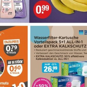 Wasserfilter bei V-Markt