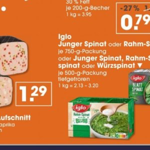 Spinat bei V-Markt