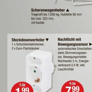 Steckdosen bei V-Markt