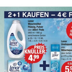 Waschmittel bei V-Markt