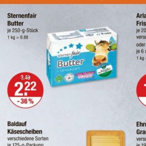 Butter bei V-Markt