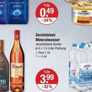 Mineralwasser bei V-Markt