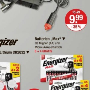 Batterien bei V-Markt