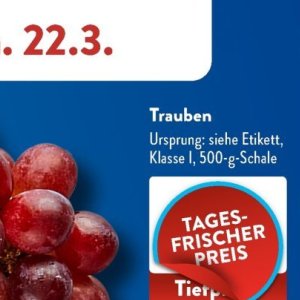 Trauben bei Aldi SÜD