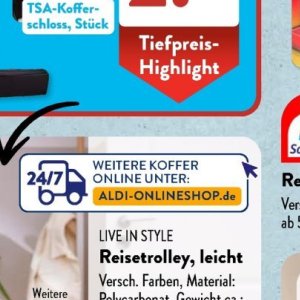 Koffer bei Aldi SÜD