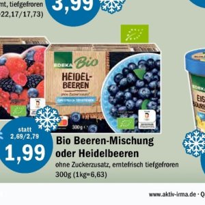 Heidelbeeren bei Aktiv Irma