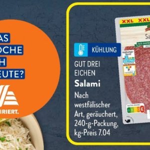 Salami bei Aldi SÜD