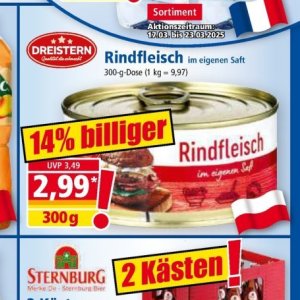 Rindfleisch bei Norma