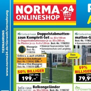 Garten bei Norma