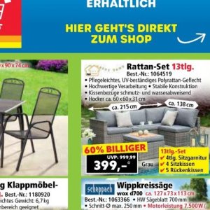 Hocker bei Norma