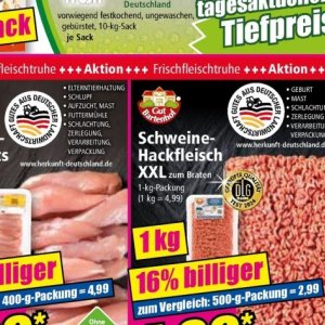 Hackfleisch bei Norma