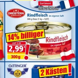 Rindfleisch bei Norma