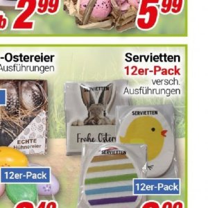 Servietten bei Centershop