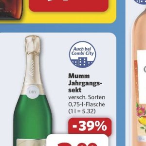 Mumm bei Combi