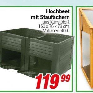 Hochbeet bei Centershop