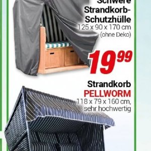 Strandkorb bei Centershop