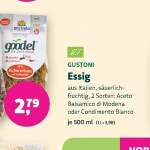 Essig bei BioMarkt