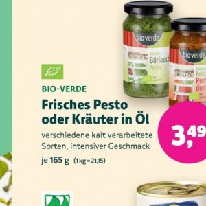 Pesto bei BioMarkt