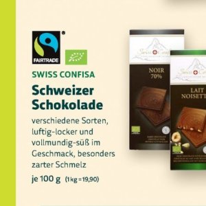 Schokolade bei BioMarkt
