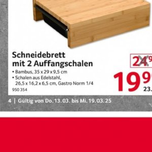 Schalen bei Selgros