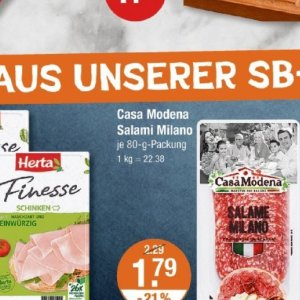Salami bei V-Markt