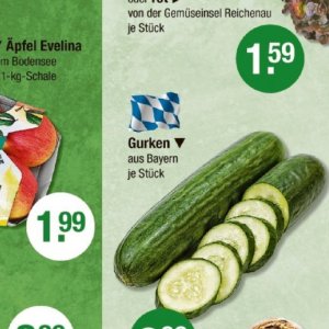 Gurken bei V-Markt