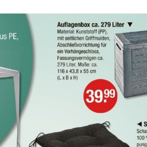 Auflagenbox bei V-Markt