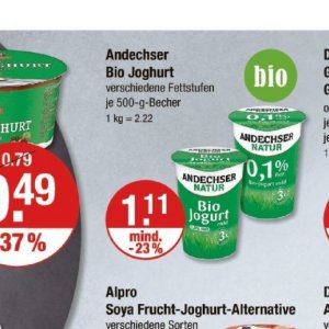 Joghurt danone  bei V-Markt