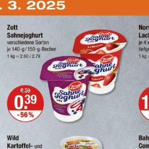 Sahne bei V-Markt