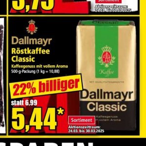 Kaffee dallmayr  bei Norma