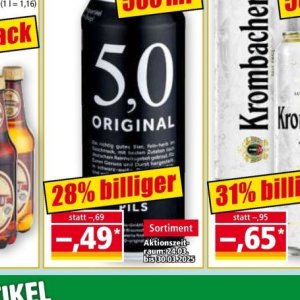 Bier bei Norma
