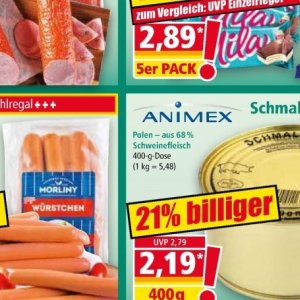 Schweinefleisch bei Norma