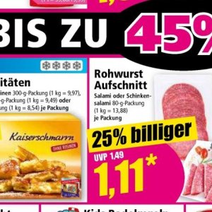Salami bei Norma