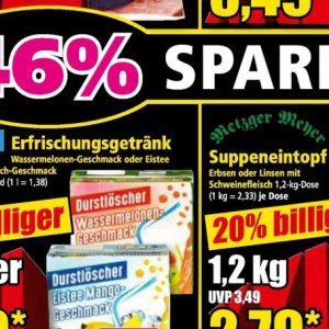 Eistee bei Norma