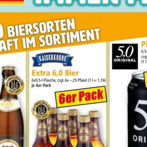 Bier bei Norma