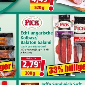 Salami bei Norma
