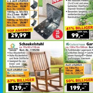 Schaukelstuhl bei Norma