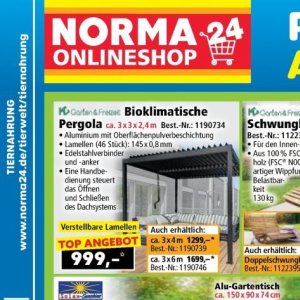 Garten bei Norma