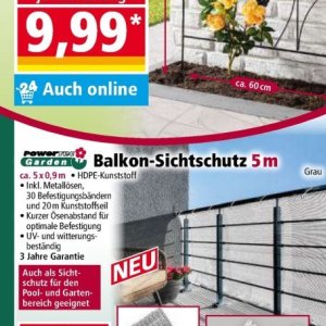 Balkon bei Norma