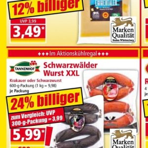 Wurst bei Norma