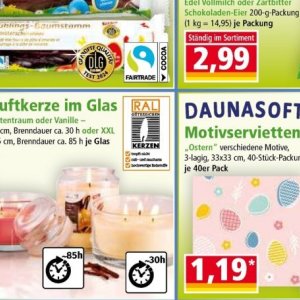 Kerzen bei Norma