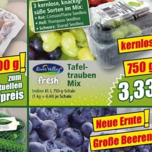 Trauben bei Norma