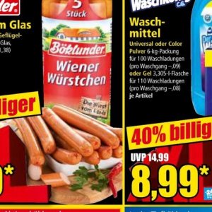 Wurst bei Norma