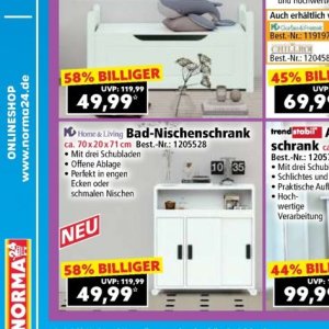 Schubladen bei Norma