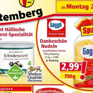 Nudeln bei Norma