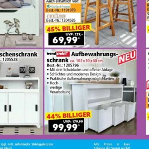 Schubladen bei Norma