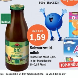 Milch bei Aktiv Irma